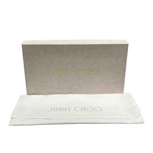 JIMMY CHOO Cooper Black Leather Long Wallet - Picture 6 of 7